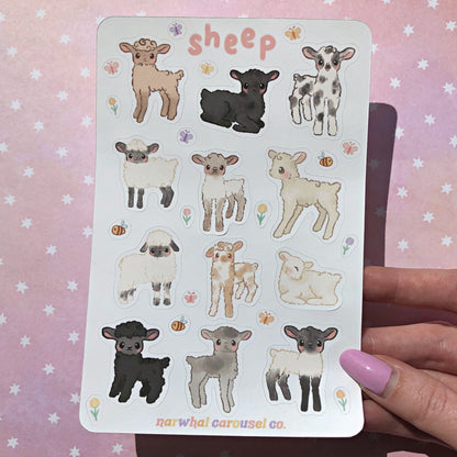 Sheep Sticker Sheet