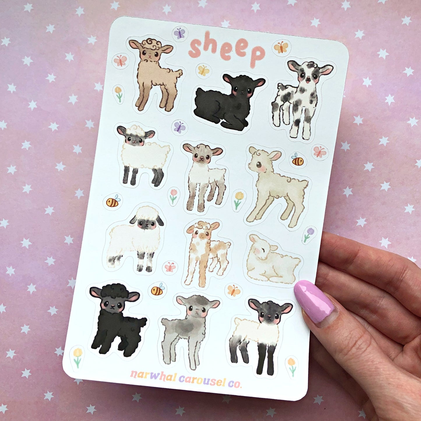 Sheep Sticker Sheet