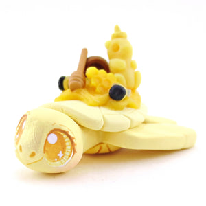 Honey Turtle Figurine - Polymer Clay Food and Dessert Animals