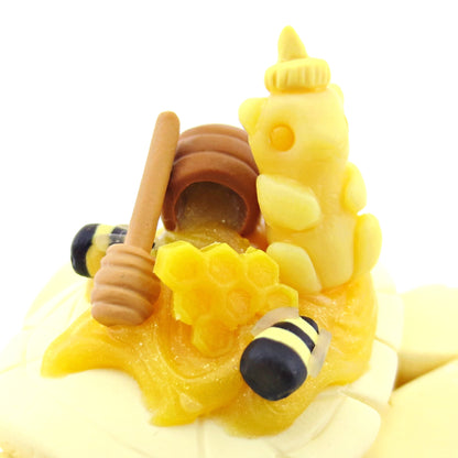 Honey Turtle Figurine - Polymer Clay Food and Dessert Animals