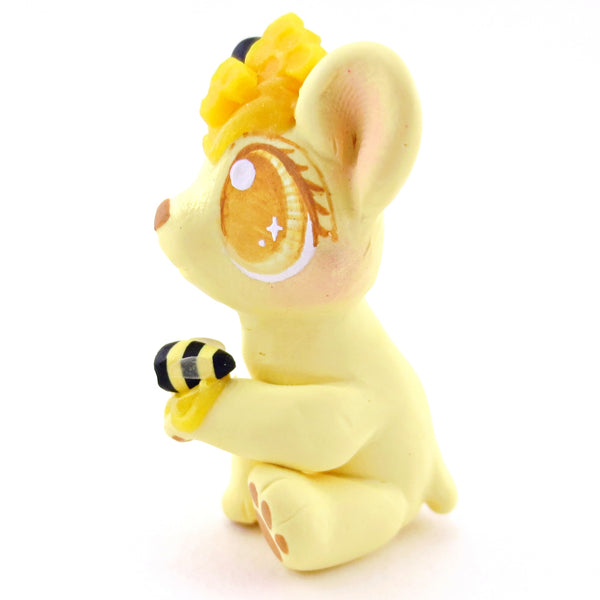 Honey Yellow Bear Figurine - Polymer Clay Food and Dessert Animals
