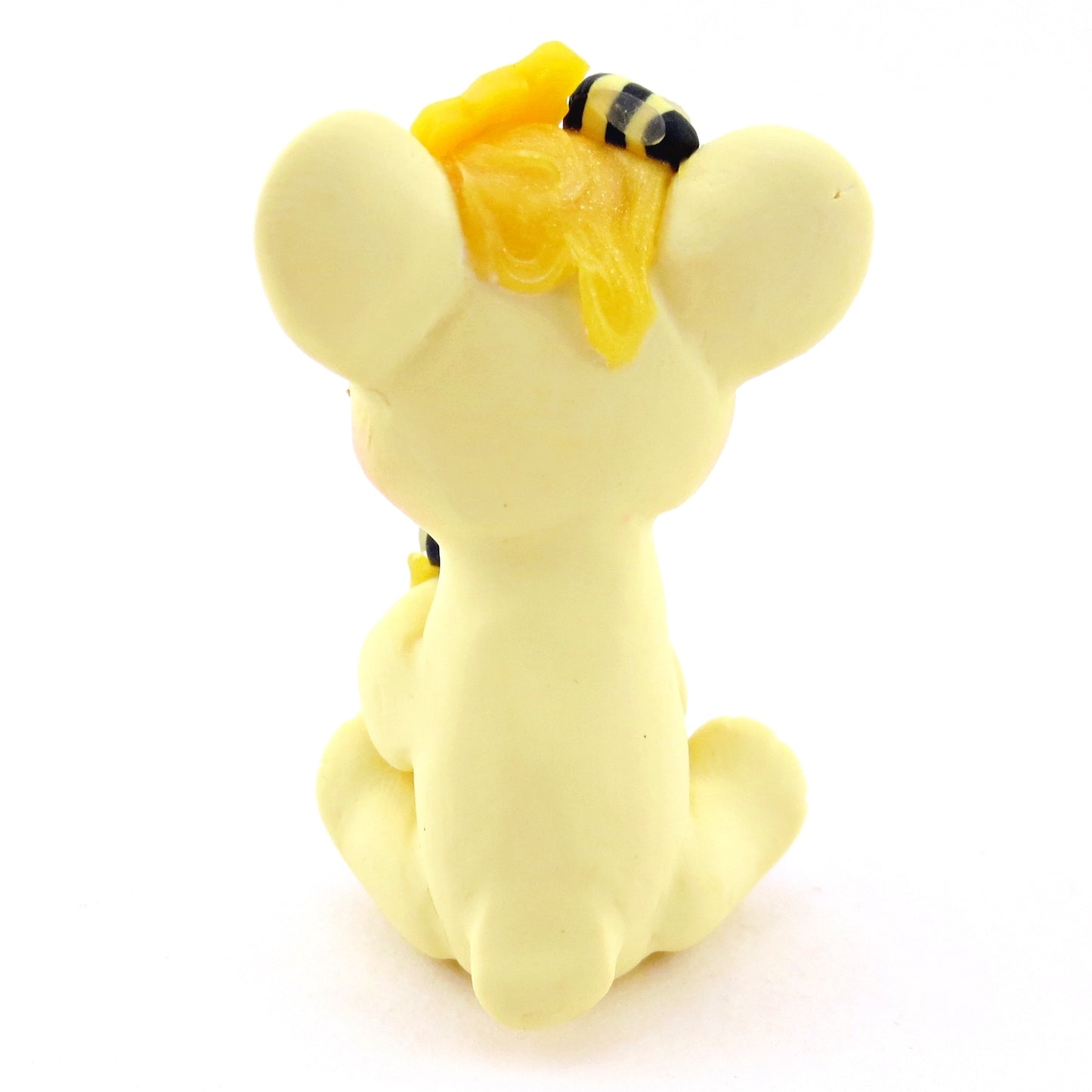 Honey Yellow Bear Figurine - Polymer Clay Food and Dessert Animals