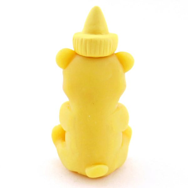 Honey Bear Bottle Figurine - Polymer Clay Food and Dessert Animals