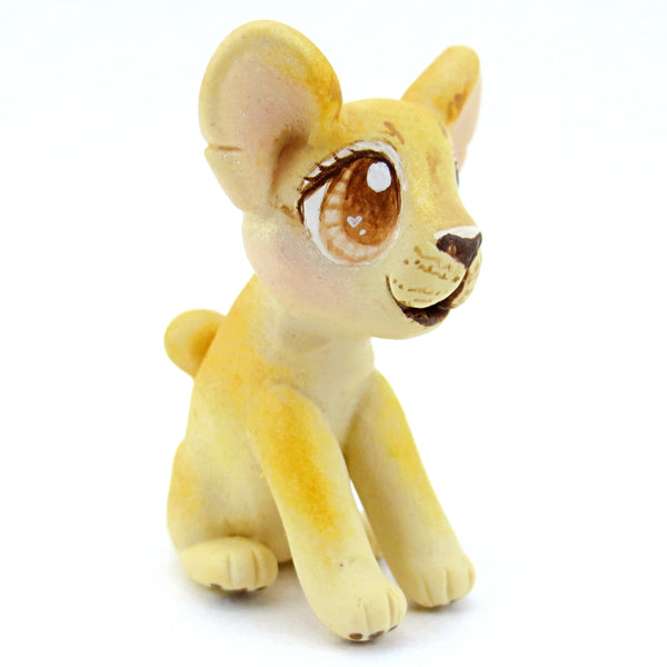 Little Lion Figurine - Polymer Clay Tropical Animals