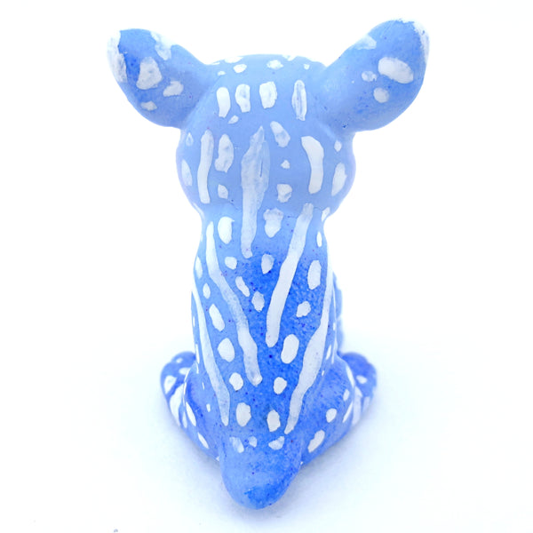 Magical Blue Tapir Figurine - Polymer Clay Tropical Animals
