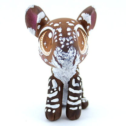 Baby Tapir Figurine - Polymer Clay Tropical Animals