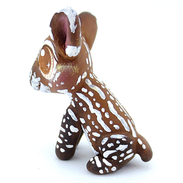 Baby Tapir Figurine - Polymer Clay Tropical Animals