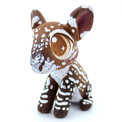 Baby Tapir Figurine - Polymer Clay Tropical Animals