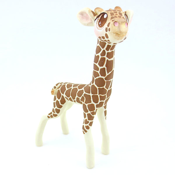 Giraffe Figurine - Polymer Clay Tropical Animals