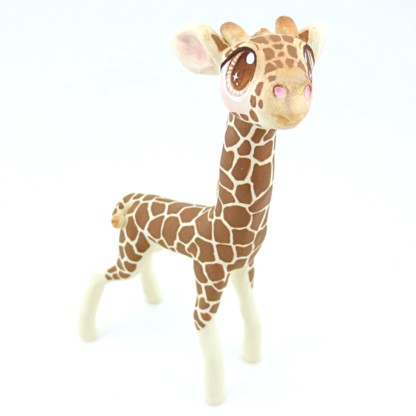 Giraffe Figurine - Polymer Clay Tropical Animals