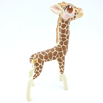 Giraffe Figurine - Polymer Clay Tropical Animals