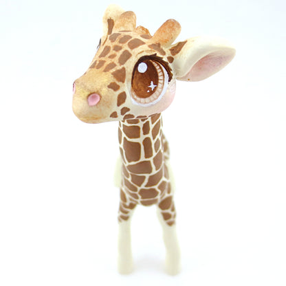 Giraffe Figurine - Polymer Clay Tropical Animals