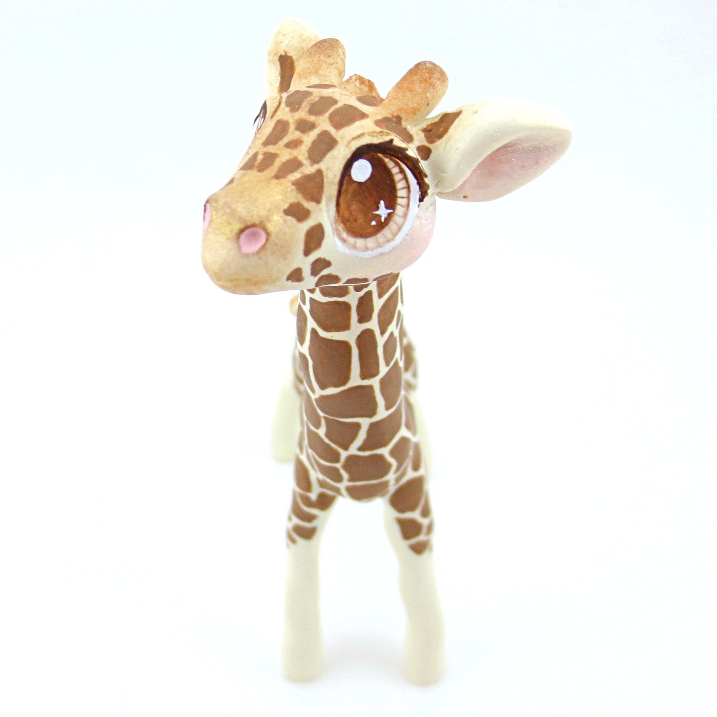 Giraffe Figurine - Polymer Clay Tropical Animals