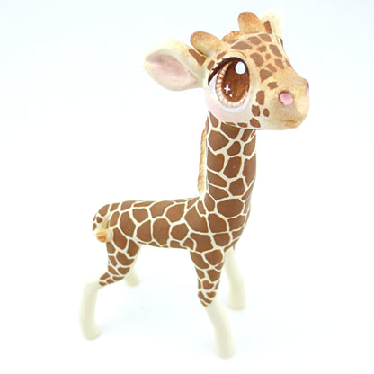 Giraffe Figurine - Polymer Clay Tropical Animals