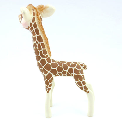 Giraffe Figurine - Polymer Clay Tropical Animals