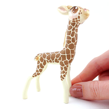 Giraffe Figurine - Polymer Clay Tropical Animals