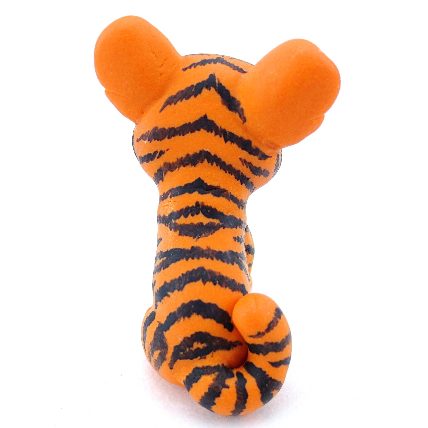 Baby Tiger Figurine - Polymer Clay Tropical Animals