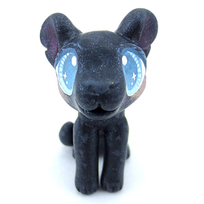 Black Panther Figurine - Polymer Clay Tropical Animals