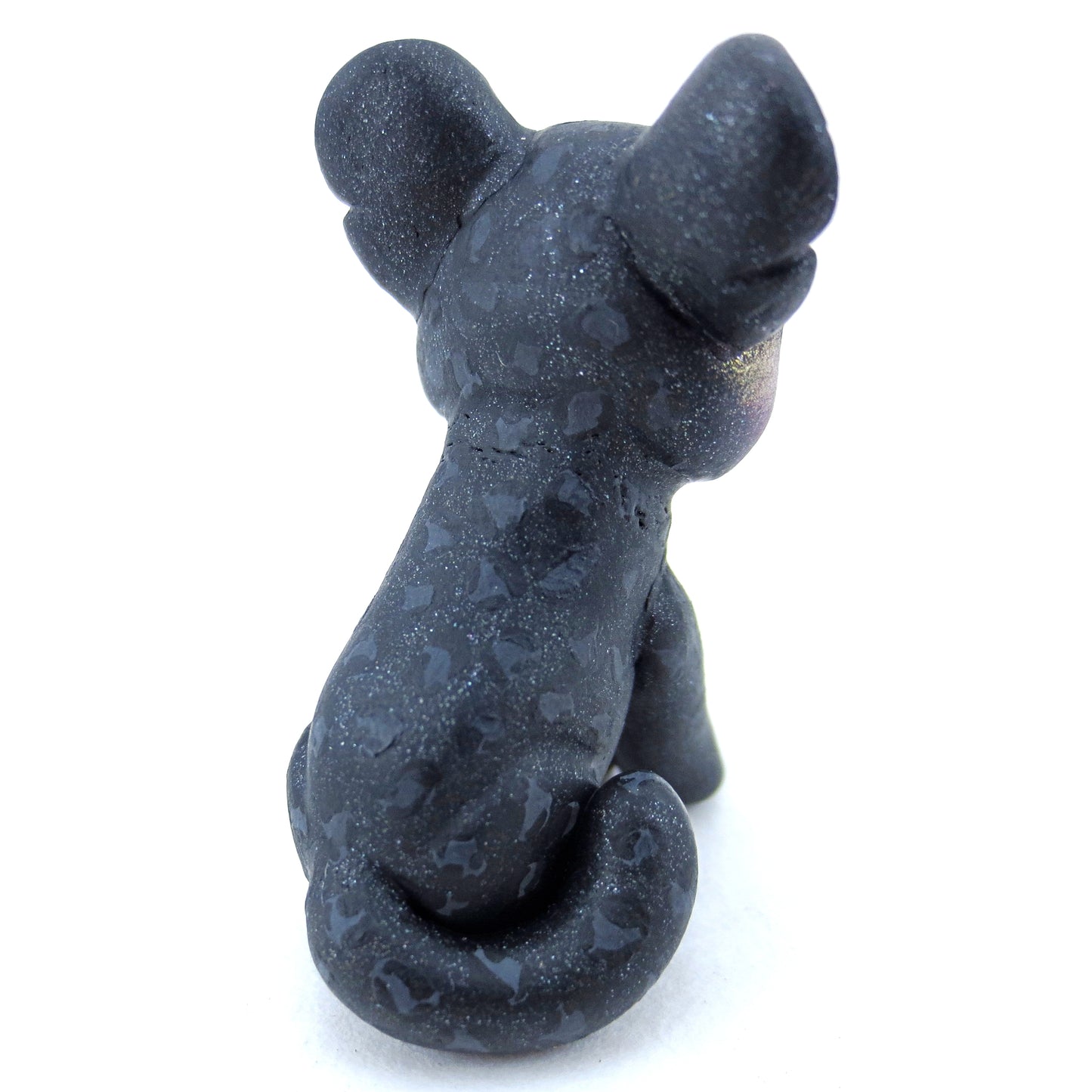 Black Panther Figurine - Polymer Clay Tropical Animals