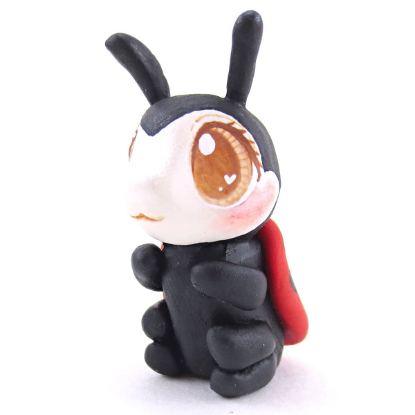 Ladybug Figurine - Polymer Clay Valentine Animals
