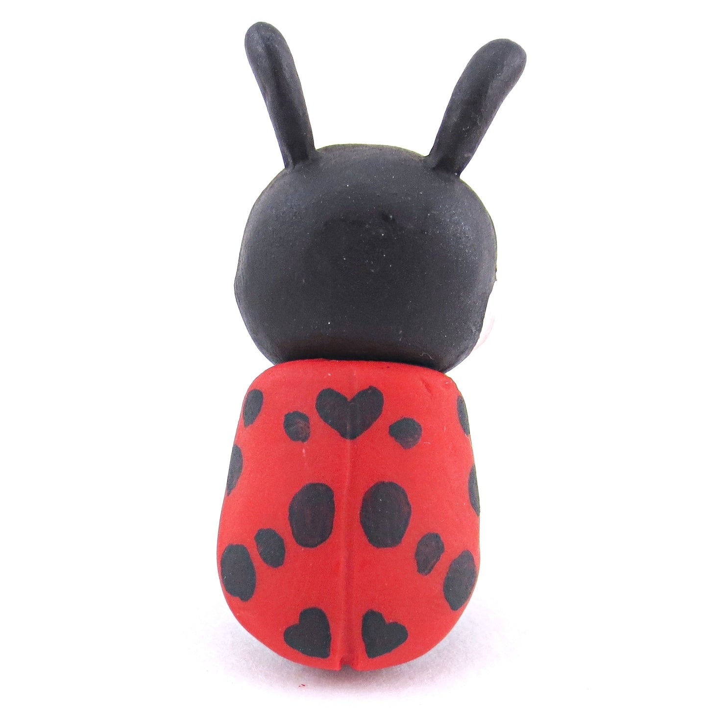 Ladybug Figurine - Polymer Clay Valentine Animals