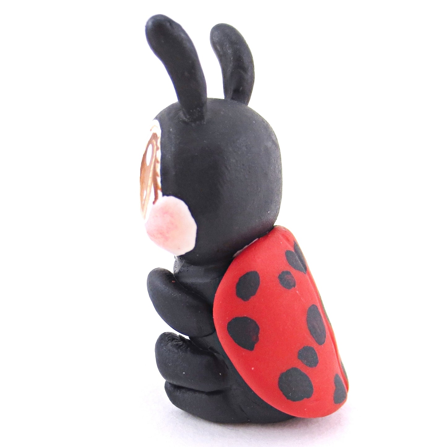 Ladybug Figurine - Polymer Clay Valentine Animals