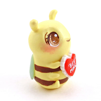 "Bee Mine" Bee Figurine - Polymer Clay Animals Valentine Collection