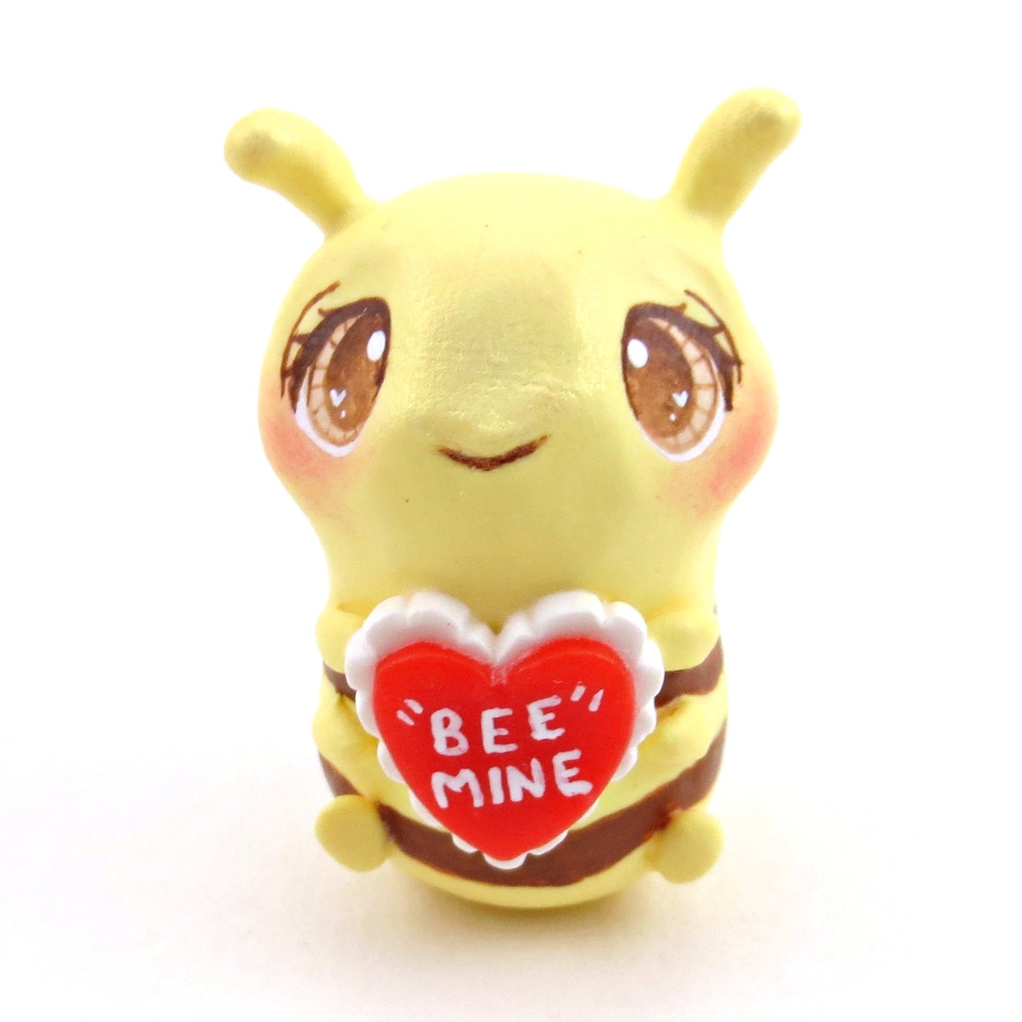 "Bee Mine" Bee Figurine - Polymer Clay Animals Valentine Collection