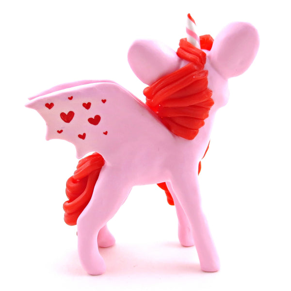 "Valenween" Baticorn Figurine - Polymer Clay Animals Valentine Collection