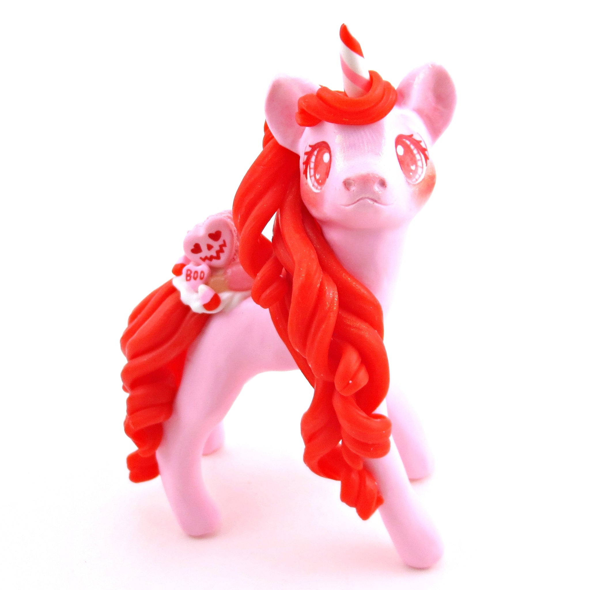 "Valenween" Dessert Unicorn Figurine - Polymer Clay Animals Valentine Collection