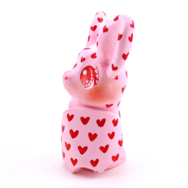 "Valenween" Hearts All Over Bat Figurine - Polymer Clay Animals Valentine Collection
